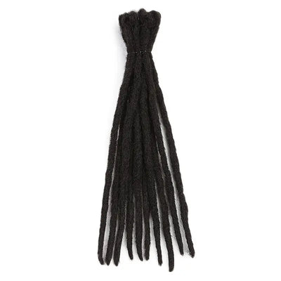 Extensions dreadlocks naturelles en cheveux humains 100% – 25cm / 30cm